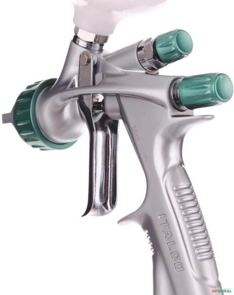 Imagem Italco Mini Shine HVLP 1.2mm 250ml Pintura Profissional Acabamento Preciso e Economia de Tinta Imagem Italco Mini Shine HVLP 1.2mm 250ml Pintura Profissional Acabamento Preciso e Economia de Tinta