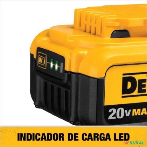 Bateria DeWalt DCB204 4Ah 20V MAX autonomia profissional para suas ferramentas Imagem Bateria DeWalt DCB204 4Ah 20V MAX autonomia profissional para suas ferramentas