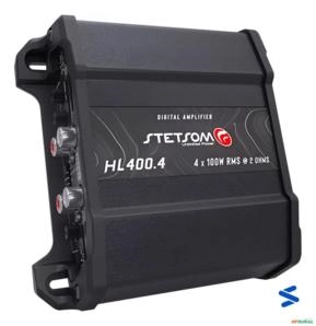 Stetsom HL400.4 Módulo Amplificador 4 Canais 400W RMS 2 Ohms Sem DSP ? Potência Compacta para Som Automotivo Stetsom HL400.4 Módulo Amplificador 4 Canais 400W RMS 2 Ohms Sem DSP ? Potência Compacta para Som Automotivo