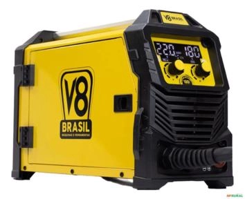 Solda Mig, Eletrodo e TIG V8 Brasil 180i Inversora Solda Profissional Alta Performance Imagem Solda Mig, Eletrodo e TIG V8 Brasil 180i Inversora Solda Profissional Alta Performance