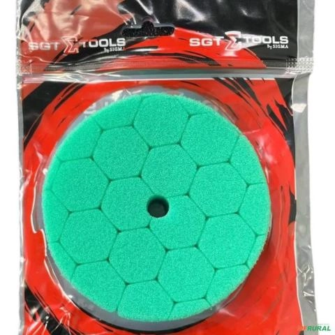 Boina Hex Espuma 3 Verde Corte Agressivo Sigma Tools Acabamento Automotivo de Alta Performance Imagem Boina Hex Espuma 3 Verde Corte Agressivo Sigma Tools Acabamento Automotivo de Alta Performance