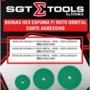 Boina Hex Espuma 3 Verde Corte Agressivo Sigma Tools Acabamento Automotivo de Alta Performance Imagem Boina Hex Espuma 3 Verde Corte Agressivo Sigma Tools Acabamento Automotivo de Alta Performance