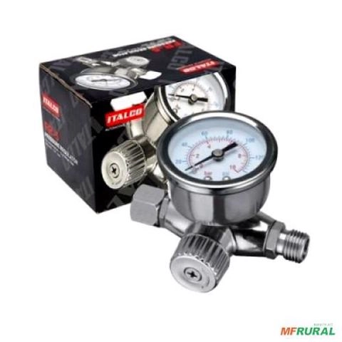Regulador de Pressão Italco FR-5 pintura automotiva com Manômetro Imagem Regulador de Pressão Italco FR-5 pintura automotiva com Manômetro