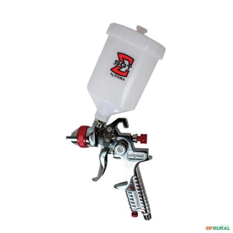 Pistola de Pintura HVLP Gravidade SGT Tools 3011A Bico 1.4 600ml Imagem Pistola de Pintura HVLP Gravidade SGT Tools 3011A Bico 1.4 600ml