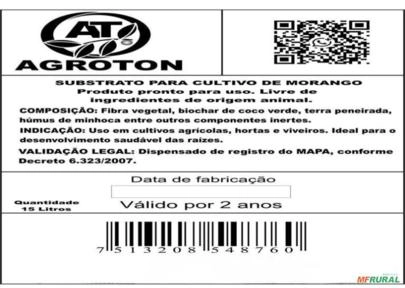 SUBSTRATO PARA CULTIVO DE MORANGO Imagem SUBSTRATO PARA CULTIVO DE MORANGO