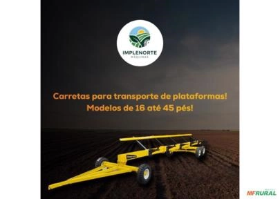 Carretas para Transporte de Plataformas Imagem Carretas para Transporte de Plataformas
