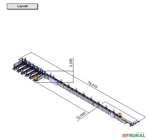 Linha Transportadora de Paletes CLEVERTECH S14115 Imagem Linha Transportadora de Paletes CLEVERTECH S14115