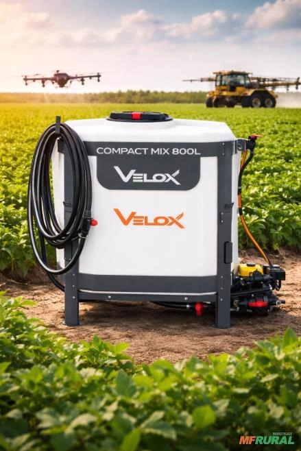 Misturador De Calda Agrícola Velox Compact Mix 800L Motobomba Imagem Misturador De Calda Agrícola Velox Compact Mix 800L Motobomba