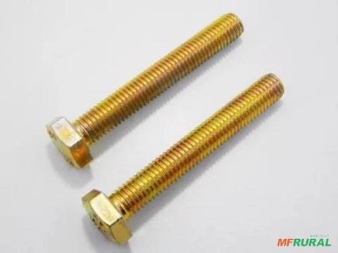 Parafuso Sextavado Bicromatizado M10 X 80 Mm Imagem Parafuso Sextavado Bicromatizado M10 X 80 Mm