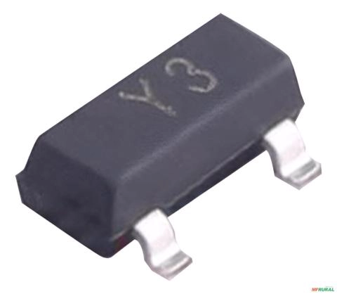 Diodo Zener 13v Bzx84c13 (y3) Sot23 - Lote 50 Imagem Diodo Zener 13v Bzx84c13 (y3) Sot23 - Lote 50