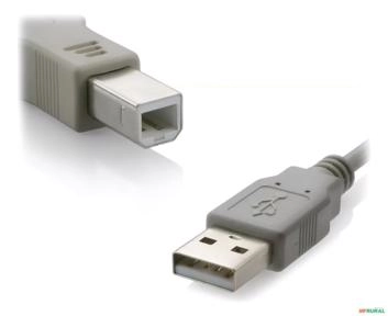 5 Cabo Usb 2.0 A Macho X B Macho 1,8m Cinza Xpc - Cor: Preto Imagem 5 Cabo Usb 2.0 A Macho X B Macho 1,8m Cinza Xpc - Cor: Preto