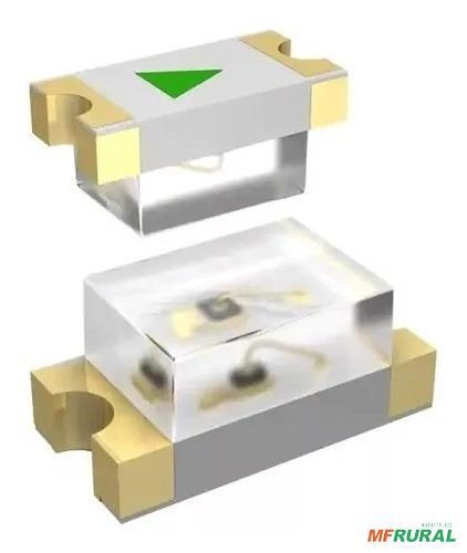 10x Led Smd 0603 Vermelho Alto Brilho Ângulo Amplo - Cor da luz: Vermelho Voltagem: 2 Imagem 10x Led Smd 0603 Vermelho Alto Brilho Ângulo Amplo - Cor da luz: Vermelho Voltagem: 2