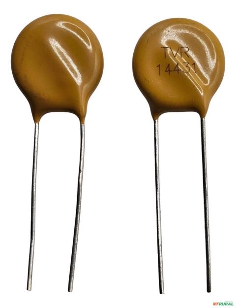 20x Varistor 430v 14mm Tvr 14431 Imagem 20x Varistor 430v 14mm Tvr 14431