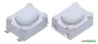 15x Switch Tátil Smd 2,55n Automotivo/industrial Alps Skrpac - Cor: Branco Imagem 15x Switch Tátil Smd 2,55n Automotivo/industrial Alps Skrpac - Cor: Branco