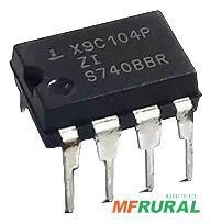 5x X9c104p Intersil - Potenciômetro Digital Não Volátil 100k Imagem 5x X9c104p Intersil - Potenciômetro Digital Não Volátil 100k