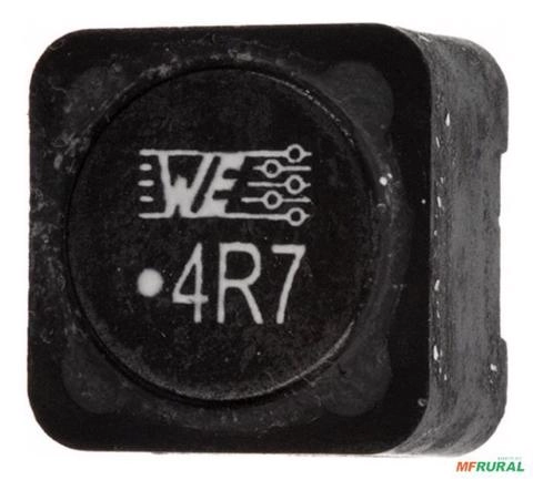 5x Indutor 4r7 Würth - Dc-dc - Filtro Smt - Blindado Power Imagem 5x Indutor 4r7 Würth - Dc-dc - Filtro Smt - Blindado Power