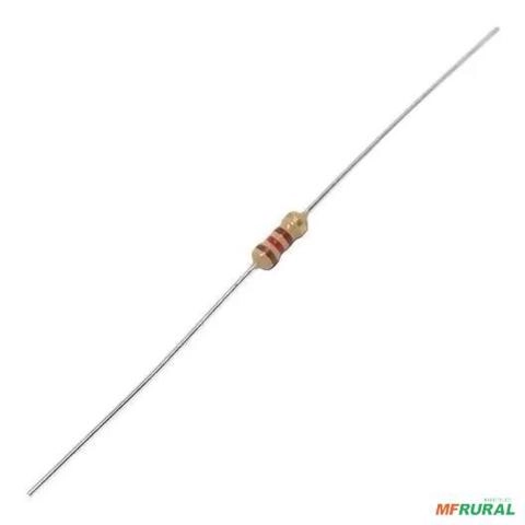 Kit 500 Resistor Filme Carbono 820 Kohms 1/4w 5 % Yageo Imagem Kit 500 Resistor Filme Carbono 820 Kohms 1/4w 5 % Yageo