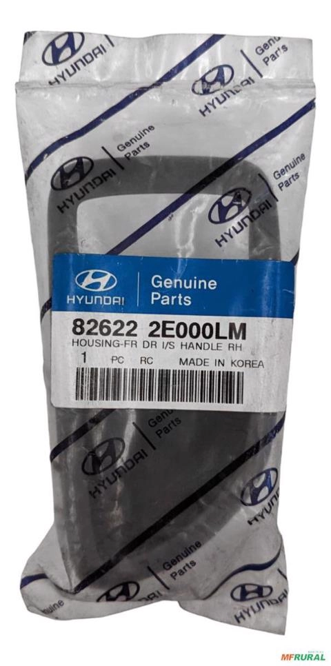 Moldura Puxador Maçaneta Porta Ld Hyundai Tucson 826222e000 - Posição: Dianteira Imagem Moldura Puxador Maçaneta Porta Ld Hyundai Tucson 826222e000 - Posição: Dianteira