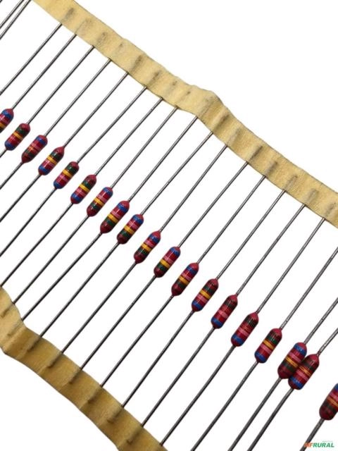 200 Resistor Metalico 15.4 Kohms 0.25% 1/2w 15k4 Imagem 200 Resistor Metalico 15.4 Kohms 0.25% 1/2w 15k4