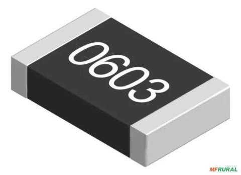 50x Resistor Smd 0603 69,8 Kohm 1% 50v 1/10w Royal Ohm Imagem 50x Resistor Smd 0603 69,8 Kohm 1% 50v 1/10w Royal Ohm