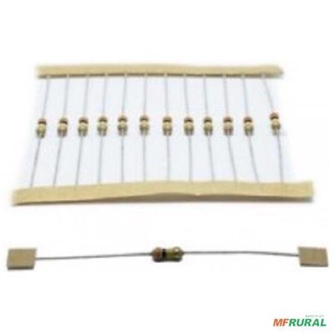 500pçs Resistor Filme Carbono 100k 0,25w 5% Axia Royal Ohm Imagem 500pçs Resistor Filme Carbono 100k 0,25w 5% Axia Royal Ohm