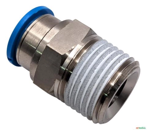 Conexão Rápida Roscada Qs-1/2-12 - Festo 153010 - Voltagem: N/A Imagem Conexão Rápida Roscada Qs-1/2-12 - Festo 153010 - Voltagem: N/A