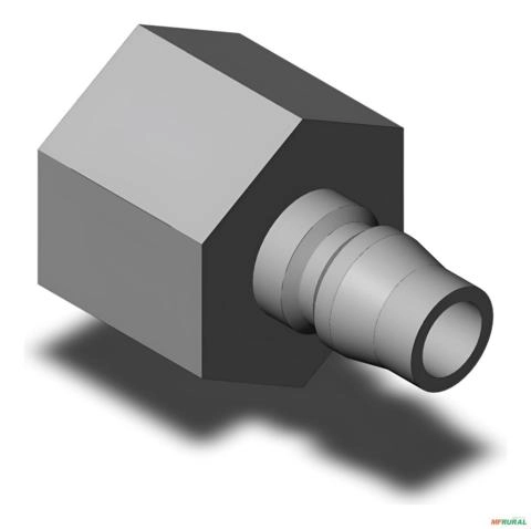 Conexão P/ Mangueira Engate Rápido 1/2 Smc Kk130p-04f - Voltagem: N/A Imagem Conexão P/ Mangueira Engate Rápido 1/2 Smc Kk130p-04f - Voltagem: N/A