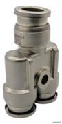 Conexão Pneumática União Y Para Tubo 8mm Smc Kqb2u08-00 - Voltagem: N/A Imagem Conexão Pneumática União Y Para Tubo 8mm Smc Kqb2u08-00 - Voltagem: N/A