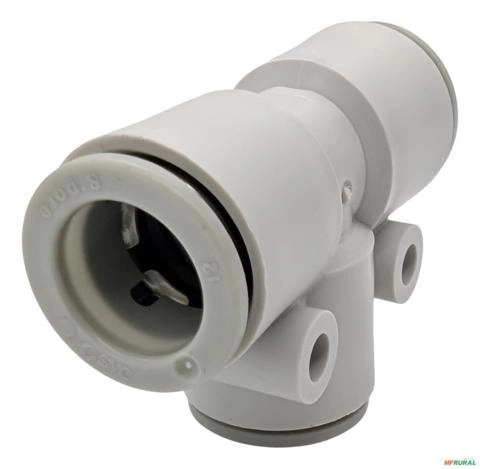 Conexão Instantânea Em T Para Tubo 12mm Smc Kq2t12-00a - Voltagem: N/A Imagem Conexão Instantânea Em T Para Tubo 12mm Smc Kq2t12-00a - Voltagem: N/A