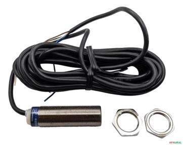 Sensor Indutivo M18 Pnp Npn Na Nf Programável - Schneider Imagem Sensor Indutivo M18 Pnp Npn Na Nf Programável - Schneider