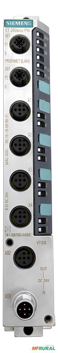 Siemens Simatic Dp Et 200eco 8 Di 24 Vdc 6es7 141-6bf00-0ab0 - VOLTAGE: 24 Vdc Imagem Siemens Simatic Dp Et 200eco 8 Di 24 Vdc 6es7 141-6bf00-0ab0 - VOLTAGE: 24 Vdc