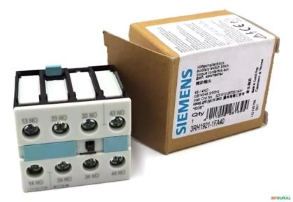 Bloco De Contato Auxiliar Siemens 3rh1921-1fa40 4na 690v - Voltagem: N/A Imagem Bloco De Contato Auxiliar Siemens 3rh1921-1fa40 4na 690v - Voltagem: N/A
