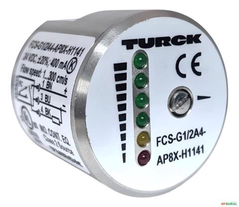 Sensor De Fluxo Turck Fcs-g1/2a4-ap8x-h1141 - Voltagem: 24Vdc Imagem Sensor De Fluxo Turck Fcs-g1/2a4-ap8x-h1141 - Voltagem: 24Vdc