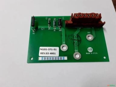 Gate I/f Printed Circuit Board Allen Bradley 74101-371-51 Imagem Gate I/f Printed Circuit Board Allen Bradley 74101-371-51