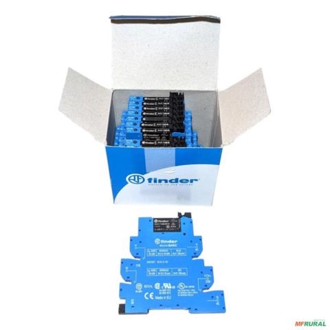10 Rele Interface Finder 110v-125v Ac/dc 6a 39.11.0.125.0060 - Voltagem: 110 - 125 V AC/DC Imagem 10 Rele Interface Finder 110v-125v Ac/dc 6a 39.11.0.125.0060 - Voltagem: 110 - 125 V AC/DC