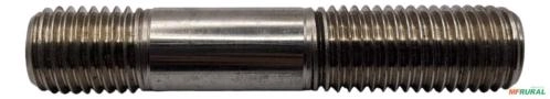 Pino Roscado Tirante M20x80 Inox A4-70 - Cor: Prateado Imagem Pino Roscado Tirante M20x80 Inox A4-70 - Cor: Prateado