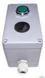 Botoeira Alumíno 152x100x86mm C/ Botão Pulsante 1na+1nf Ip65 - Cor: Cinza Voltagem: N/A Imagem Botoeira Alumíno 152x100x86mm C/ Botão Pulsante 1na+1nf Ip65 - Cor: Cinza Voltagem: N/A