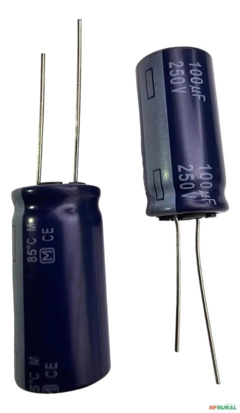 10x Capacitor Eletrolítico 100uf 250v 20% Panasonic Original Imagem 10x Capacitor Eletrolítico 100uf 250v 20% Panasonic Original