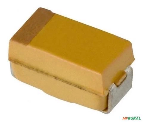 10x Capacitor De Tântalo Smd 10uf 16v 10% Imagem 10x Capacitor De Tântalo Smd 10uf 16v 10%