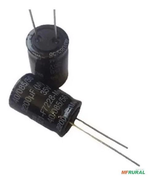 100x Capacitor Eletrolítico 2200uf/35v 85°c B41821f7228m Imagem 100x Capacitor Eletrolítico 2200uf/35v 85°c B41821f7228m