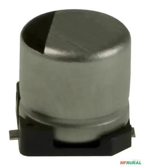 10x Capacitor Eletrolítico De Alumínio Smd 47uf 16v Imagem 10x Capacitor Eletrolítico De Alumínio Smd 47uf 16v