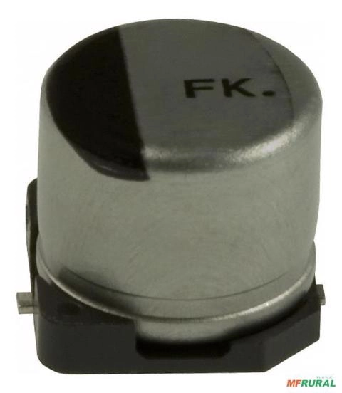 10x Capacitor Eletrolítico Smd 47uf 35v Eeefk1v470p Imagem 10x Capacitor Eletrolítico Smd 47uf 35v Eeefk1v470p