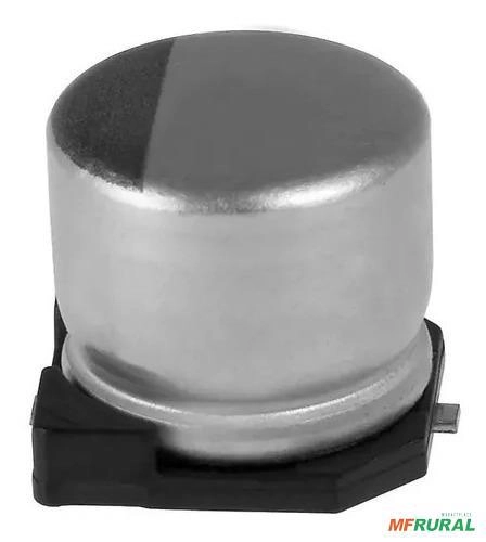 10x Capacitor Eletrolíticos De Alumínio Smd 100uf 25volt Imagem 10x Capacitor Eletrolíticos De Alumínio Smd 100uf 25volt