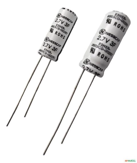 Super Capacitor Nesscap 3f -10% +20% 2.7v T/h Coreano - 10un Imagem Super Capacitor Nesscap 3f -10% +20% 2.7v T/h Coreano - 10un