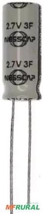 Super Capacitor Nesscap 3f -10% +20% 2.7v T/h Coreano - 10un Imagem Super Capacitor Nesscap 3f -10% +20% 2.7v T/h Coreano - 10un