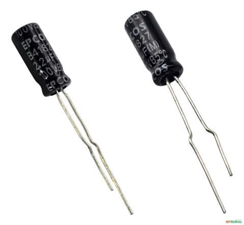 10x Capacitor Eletrolítico Epcos 2.2uf 100v 85ºc B4127 Imagem 10x Capacitor Eletrolítico Epcos 2.2uf 100v 85ºc B4127