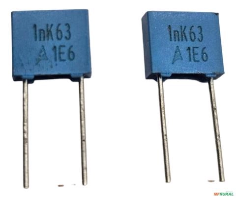 40x Capacitor Poliéster 1nf 0,001uf 63v 10% 5mm Epcos Imagem 40x Capacitor Poliéster 1nf 0,001uf 63v 10% 5mm Epcos