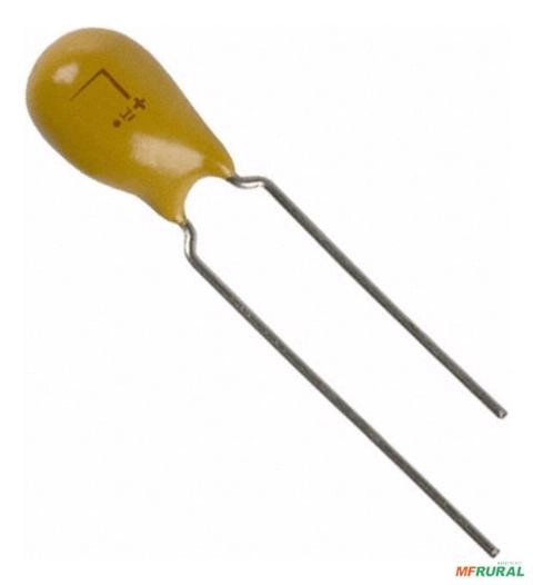 Capacitor De Tântalo Gota 68uf 25v - 686 25k - Avx Imagem Capacitor De Tântalo Gota 68uf 25v - 686 25k - Avx