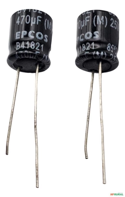 10x Capacitor Eletrolítico 470uf 85° 25v Radial B41821 Epcos Imagem 10x Capacitor Eletrolítico 470uf 85° 25v Radial B41821 Epcos