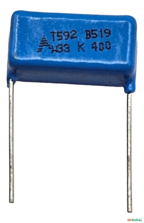 20 Capacitor Poliéster 330nf 400v (334 0,33uf U33) Epcos 10% Imagem 20 Capacitor Poliéster 330nf 400v (334 0,33uf U33) Epcos 10%